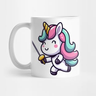 Fencing Unicorn Olympics🤺🦄 - En Garde for Cuteness! Mug